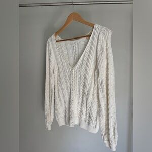 Sézane: Beryl Cardigan in ECRU (Size M)